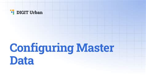 digit master|Introducing DIGIT Platform .